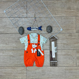 Infant Baby Fit Orange Dungaree
