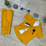 Infant Baby Fit Boy Yellow Shirt and pent